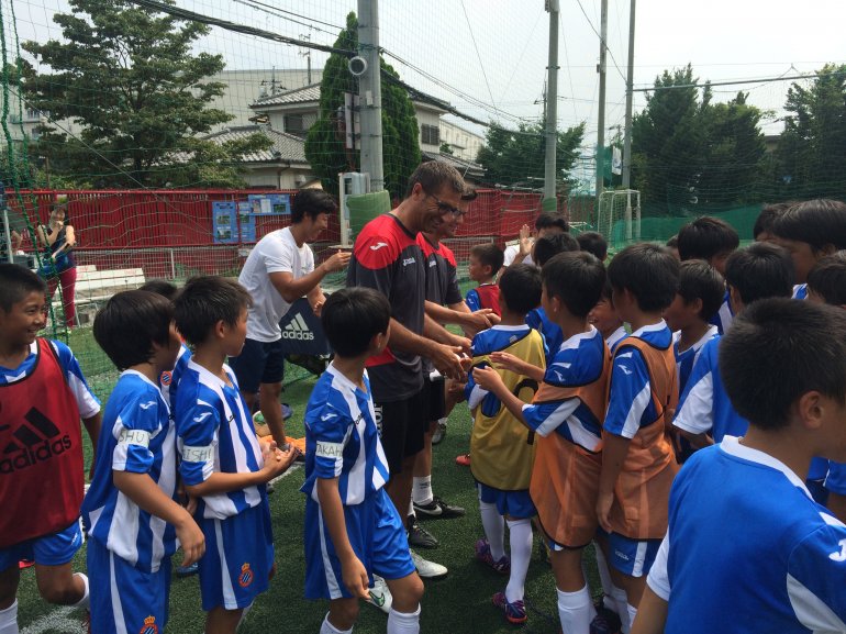 RCDエスパニョールキャンプ：コース１　高学年クラス　２日目