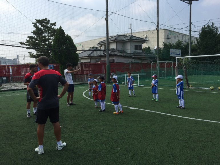 RCDエスパニョールキャンプ：コース２　低学年クラス　２日目