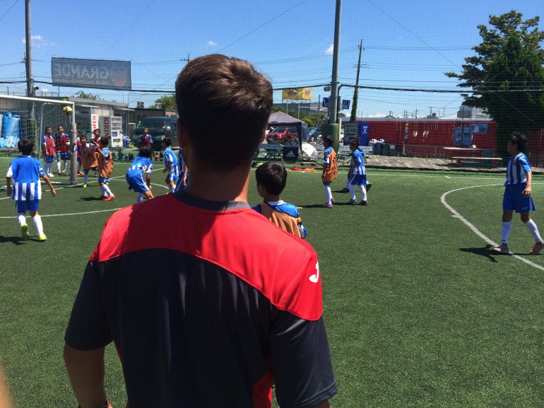 RCDエスパニョールキャンプ：コース２　高学年クラス　２日目